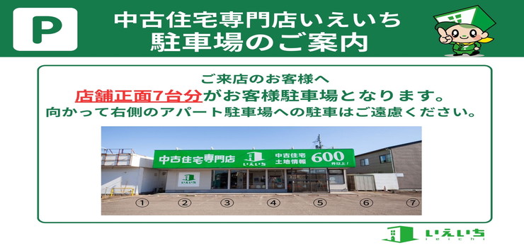【駐車場のご案内】